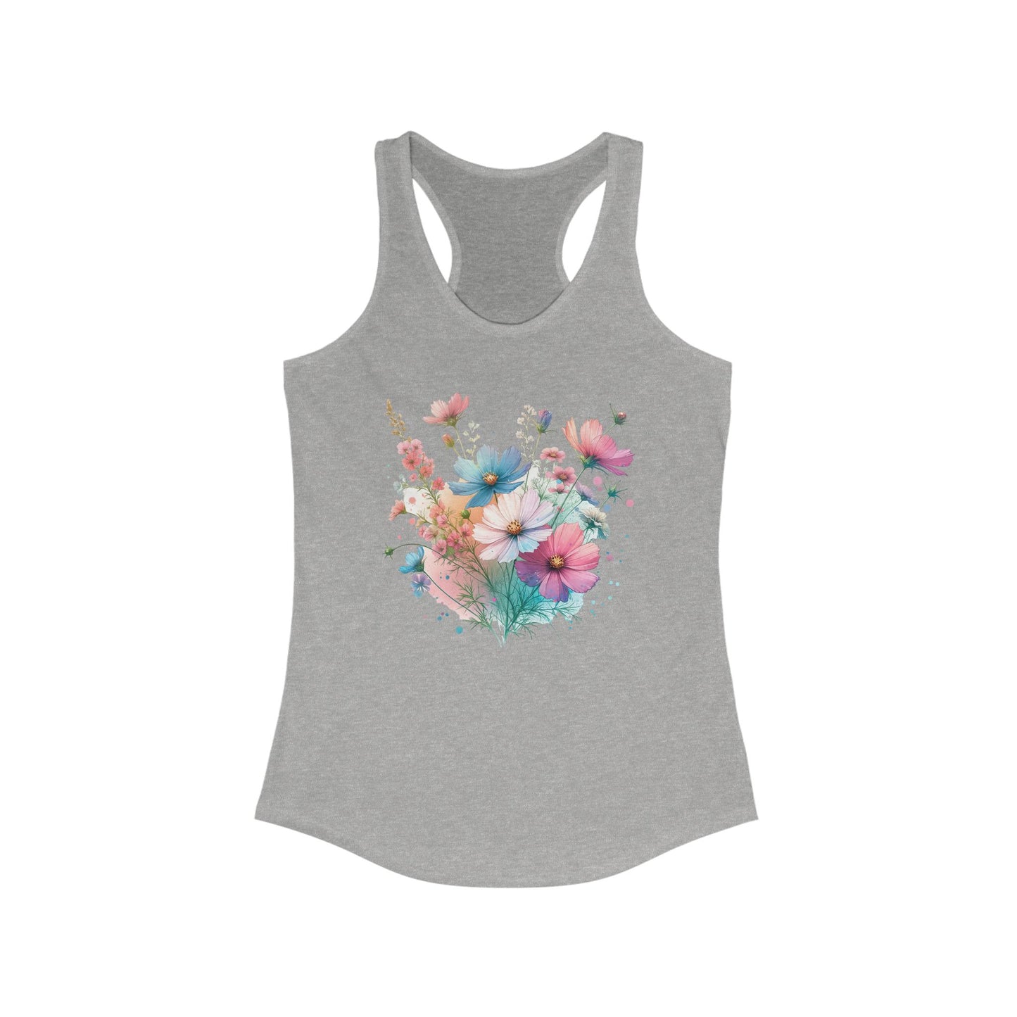 Floral Racerback Tank Top