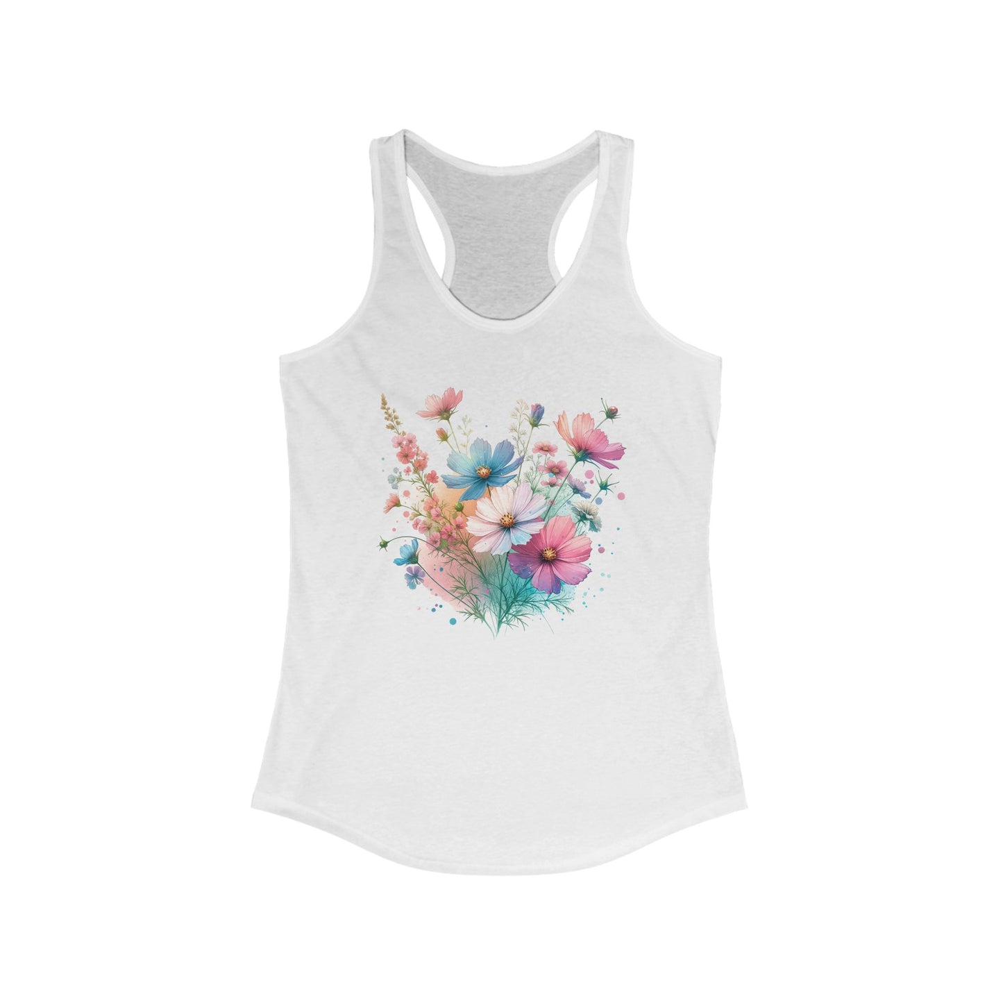 Floral Racerback Tank Top