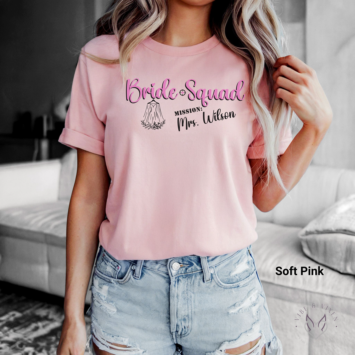 Misson: Future Mrs., Custom Bachelorette T Shirts, Bridal Party Tees- "View Full Details" to Personalize