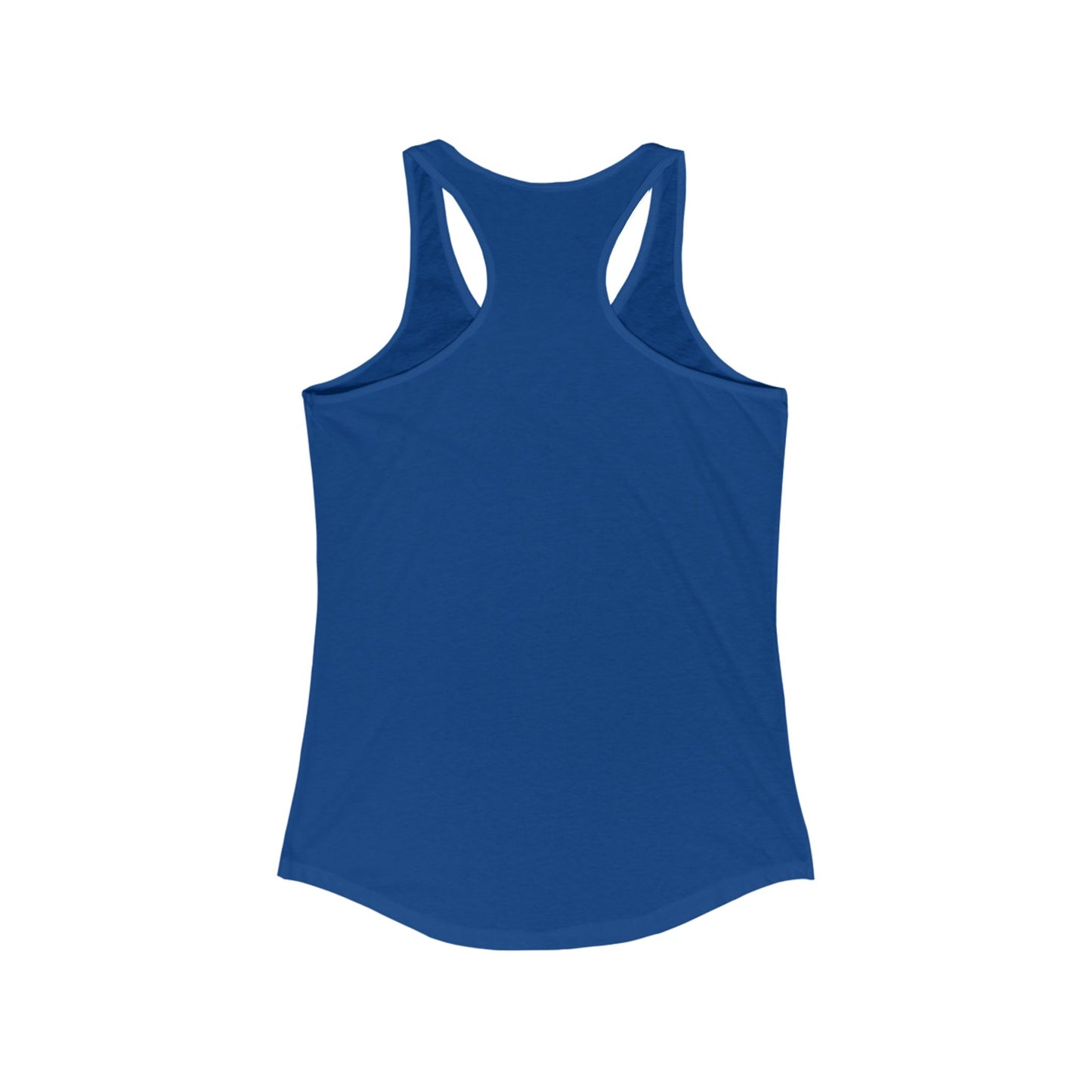 He's a Ten but His Bed is on the Floor, Racerback Tank Top