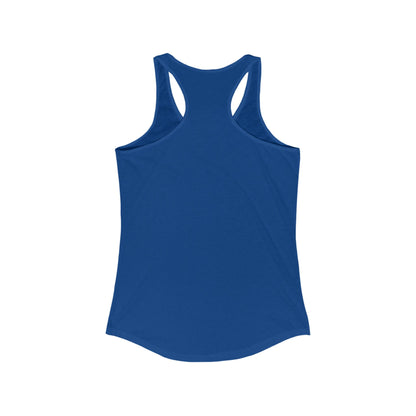 He's a Ten but His Bed is on the Floor, Racerback Tank Top