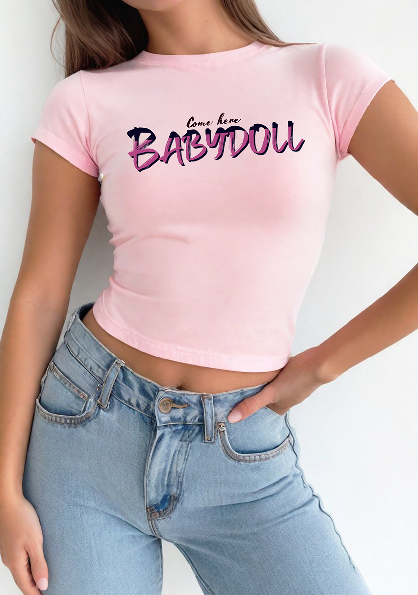 Flirty 'Come Here Babydoll' Baby Tee