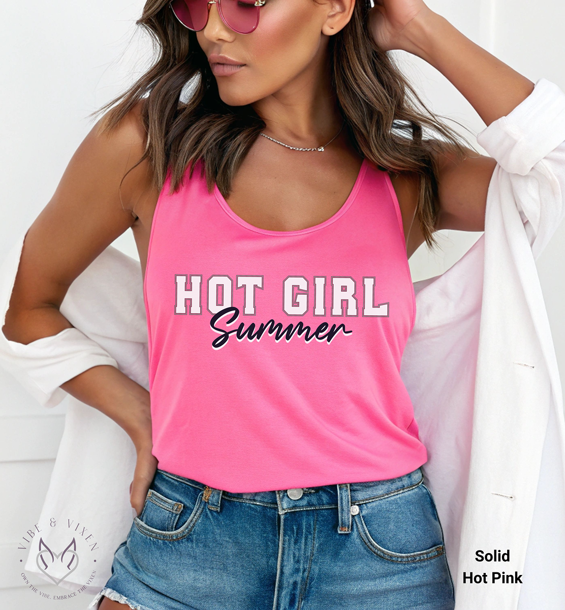 Hot Girl Summer Racerback Tank Top