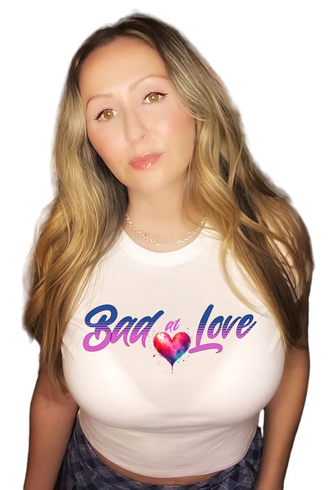 Bad at Love Baby Tee – Stunning Women’s Graphic top