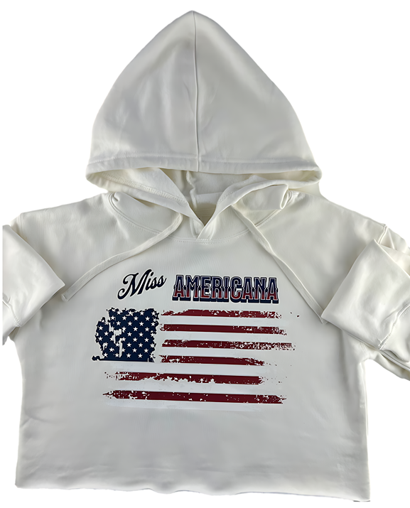 Miss Americana Crop Hoodie