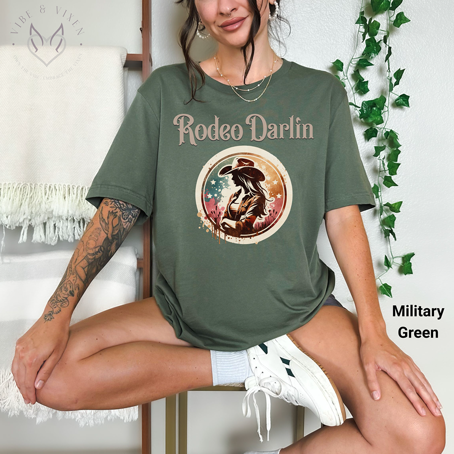 Rodeo Darlin T-Shirt - Cowgirl Core Vibes