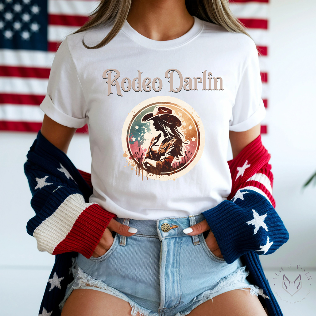 Rodeo Darlin T-Shirt - Cowgirl Core Vibes