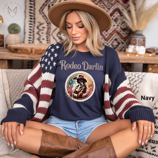 Rodeo Darlin T-Shirt - Cowgirl Core Vibes